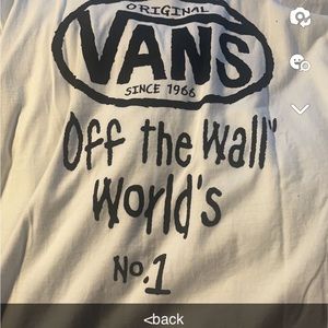brand new vans teeshirt.